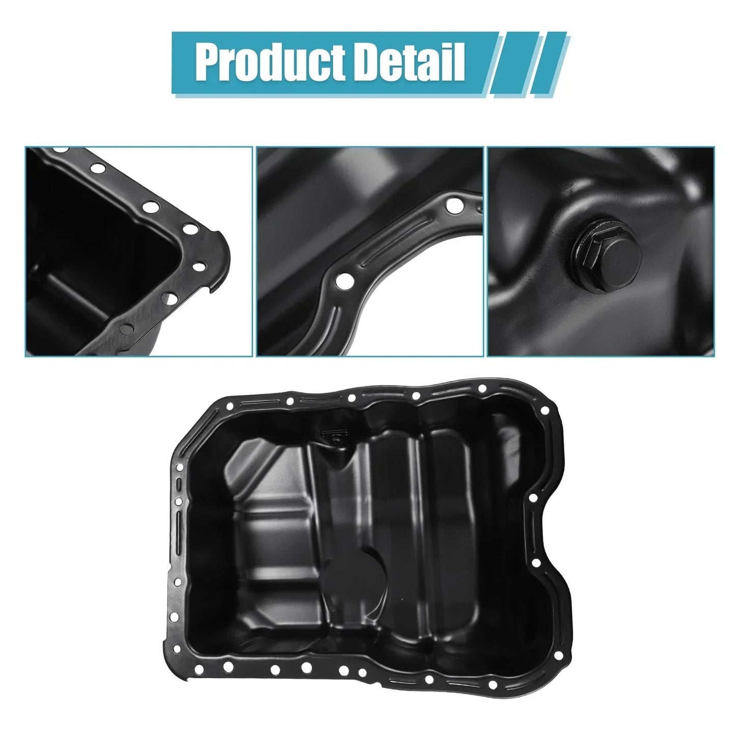 Engine Oil Pan Cover for Kia Optima 2013-2016 (1 x Black)