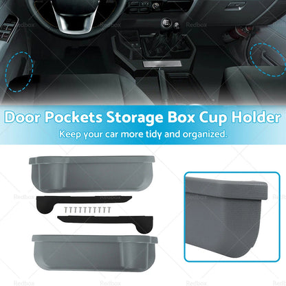 Door Pockets Storage Box Cup Holder for Toyota Land Cruiser 70 Series
