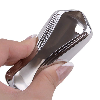 Silver Remote Car Keychain Cover for BMW 1 2 3 4 5 6 7 Series (2011-2020)