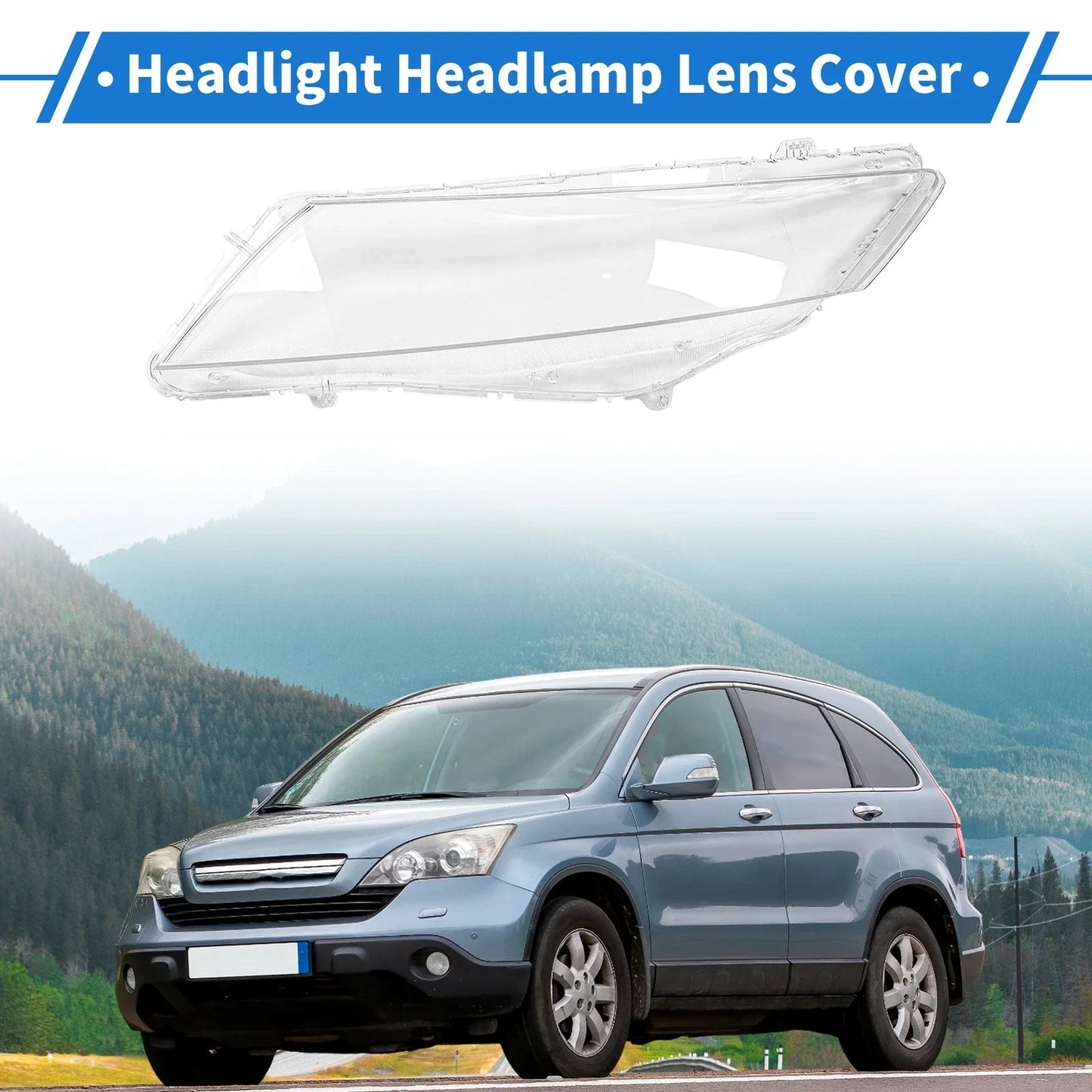 Car Front Left Headlight Lens Cover for Honda Crosstour (2011-2013)