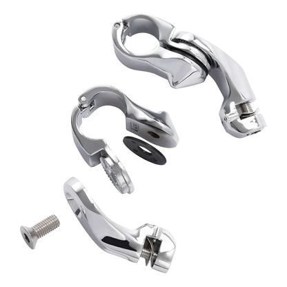 1 1/4" Highway Short Angled Foot Pegs for Harley Davidson