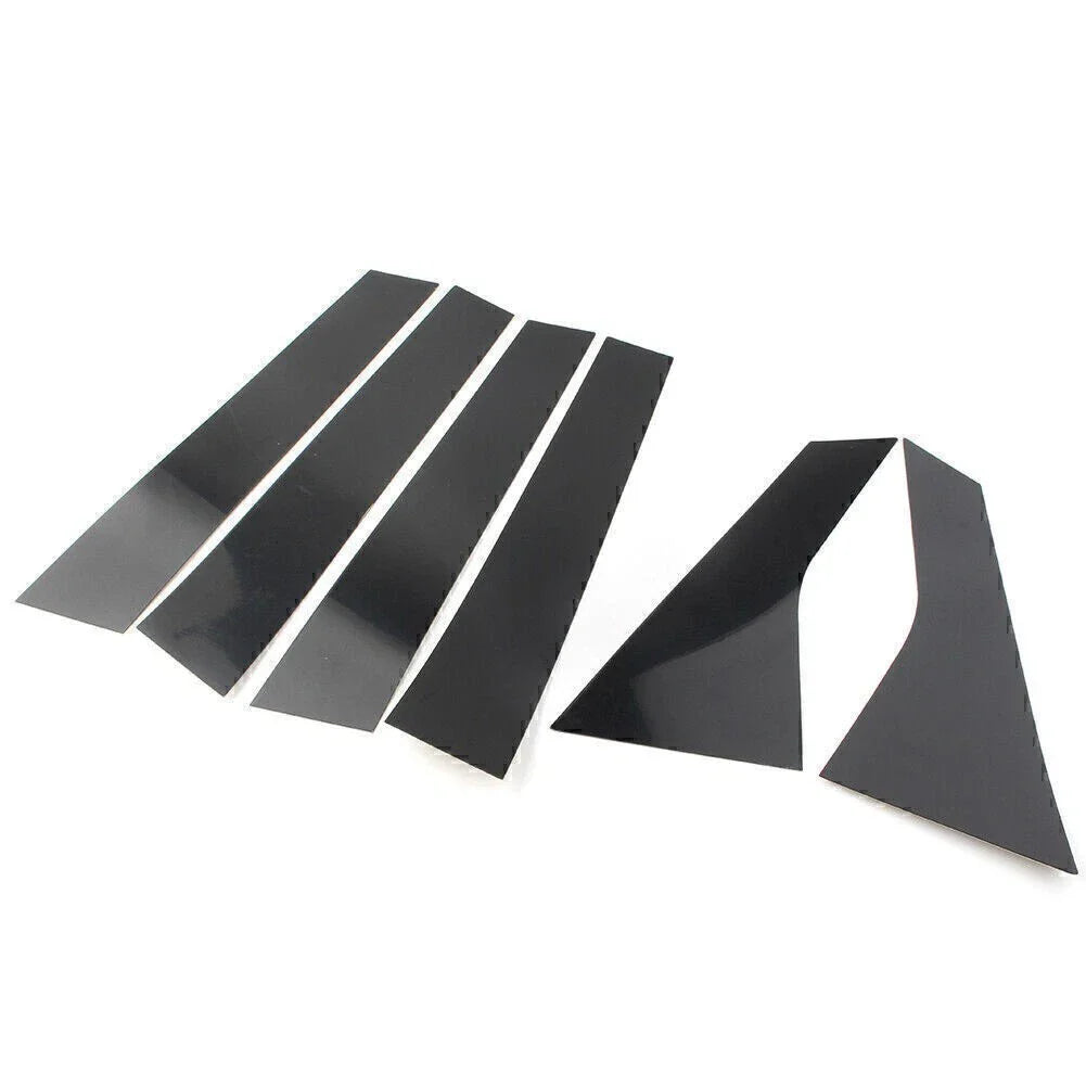 Pillar Post Door Window Trim Covers for Honda Accord (2018-2020) Black