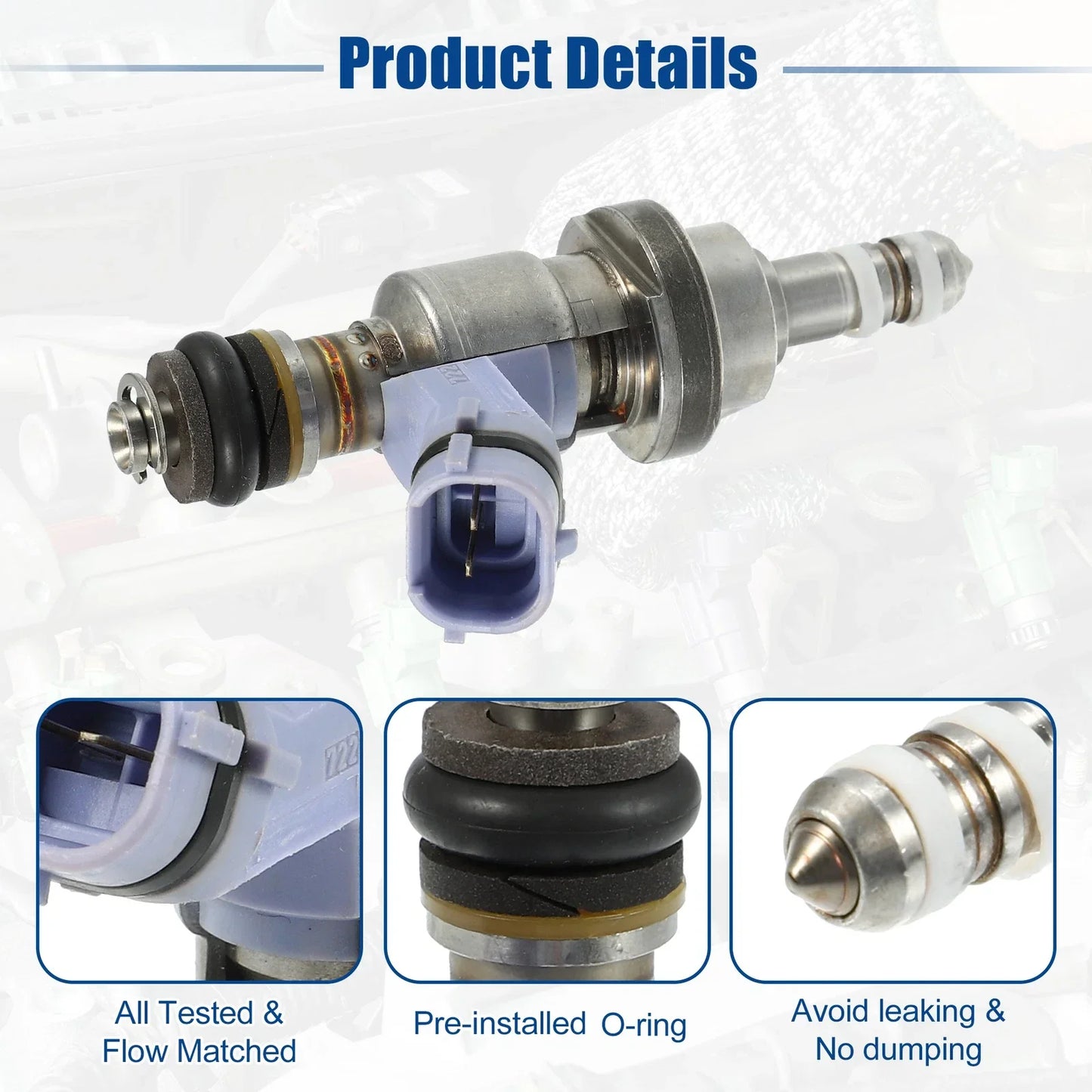 8 x Fuel Injector Nozzles for Lexus LS600H (2008-2016)