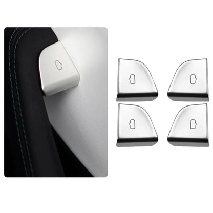4 Piece Door Lock Switch Cover Set for Tesla Model 3 (2024–2024)