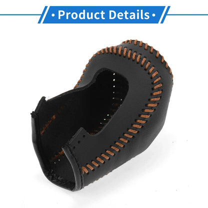 Car Gear Shift Knob Cover for Hyundai Tucson 2015-2018 (1 Pc, Black/Brown)
