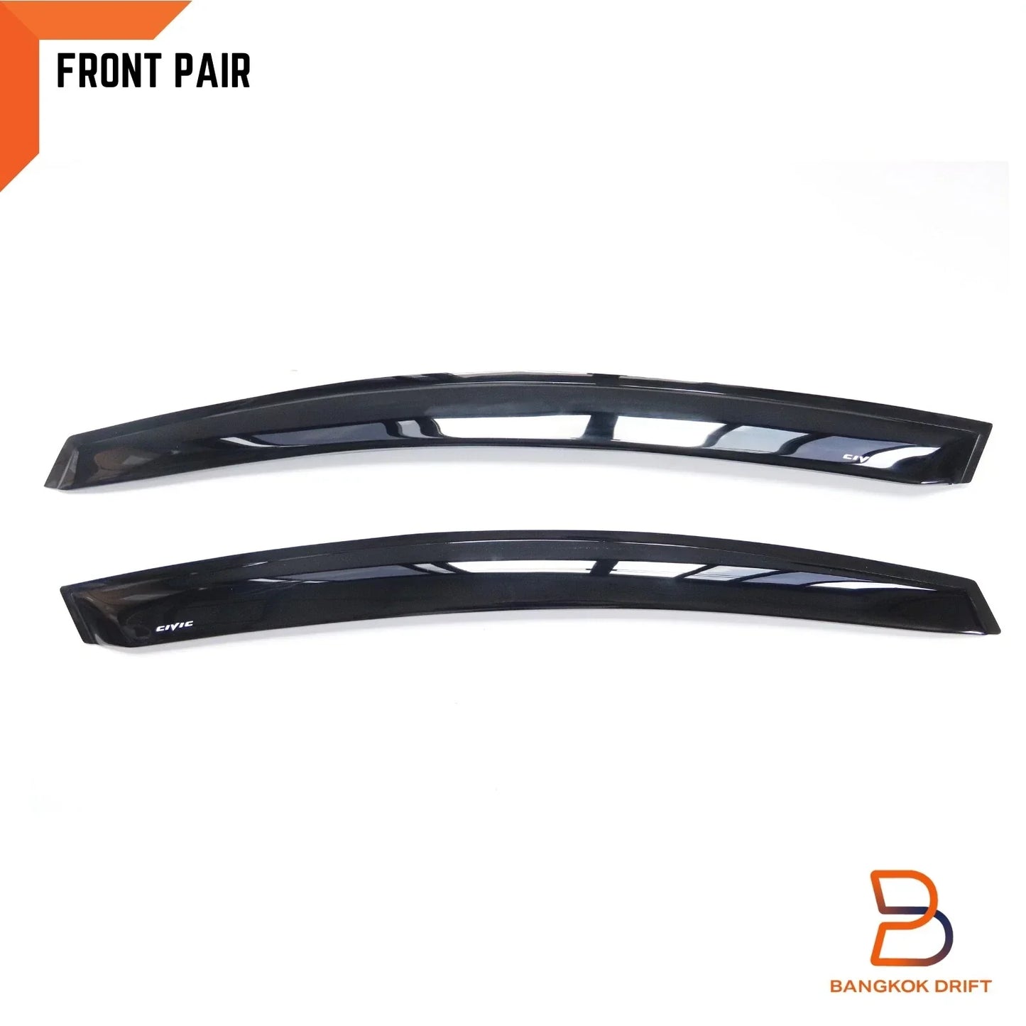 Weather Shield Window Visor Rain Guard for Honda Civic 2006-2011