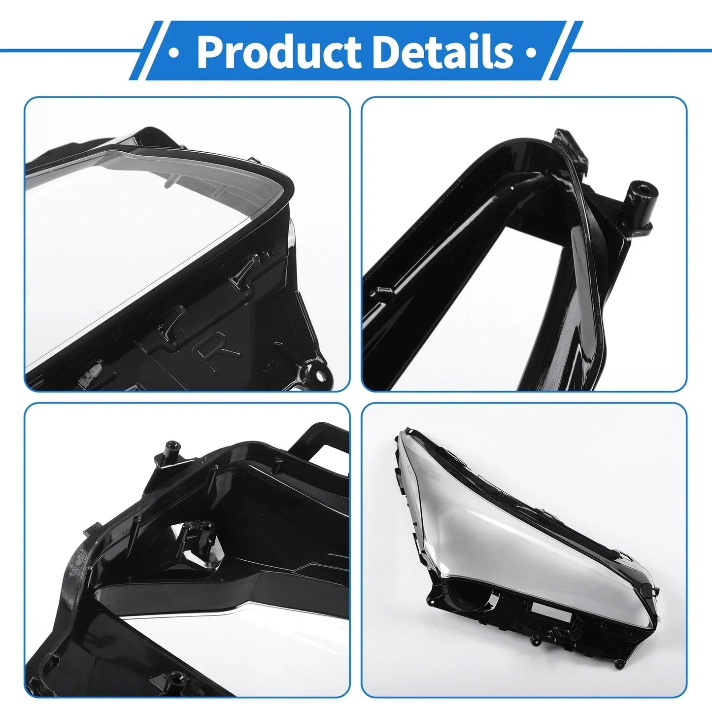 Car Front Right Headlight Lens Cover for Lexus NX200/NX300h (2014-2020)