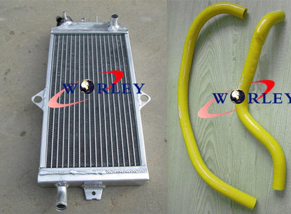 Aluminum Radiator & Blue Hose for Suzuki LT250R (1985-1992)