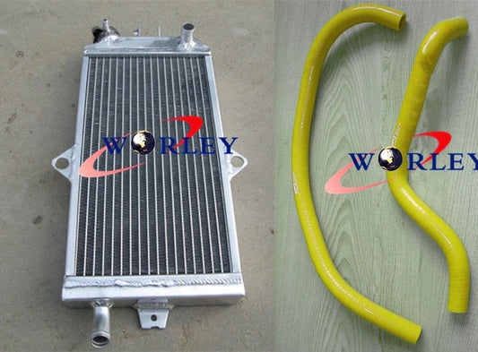 Aluminum Radiator & Blue Hose for Suzuki LT250R (1985-1992)