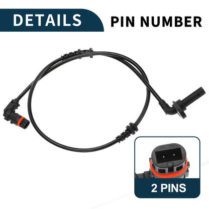2 x Front Side ABS Wheel Speed Sensors for Mercedes-Benz CLS550 (2012-2018)