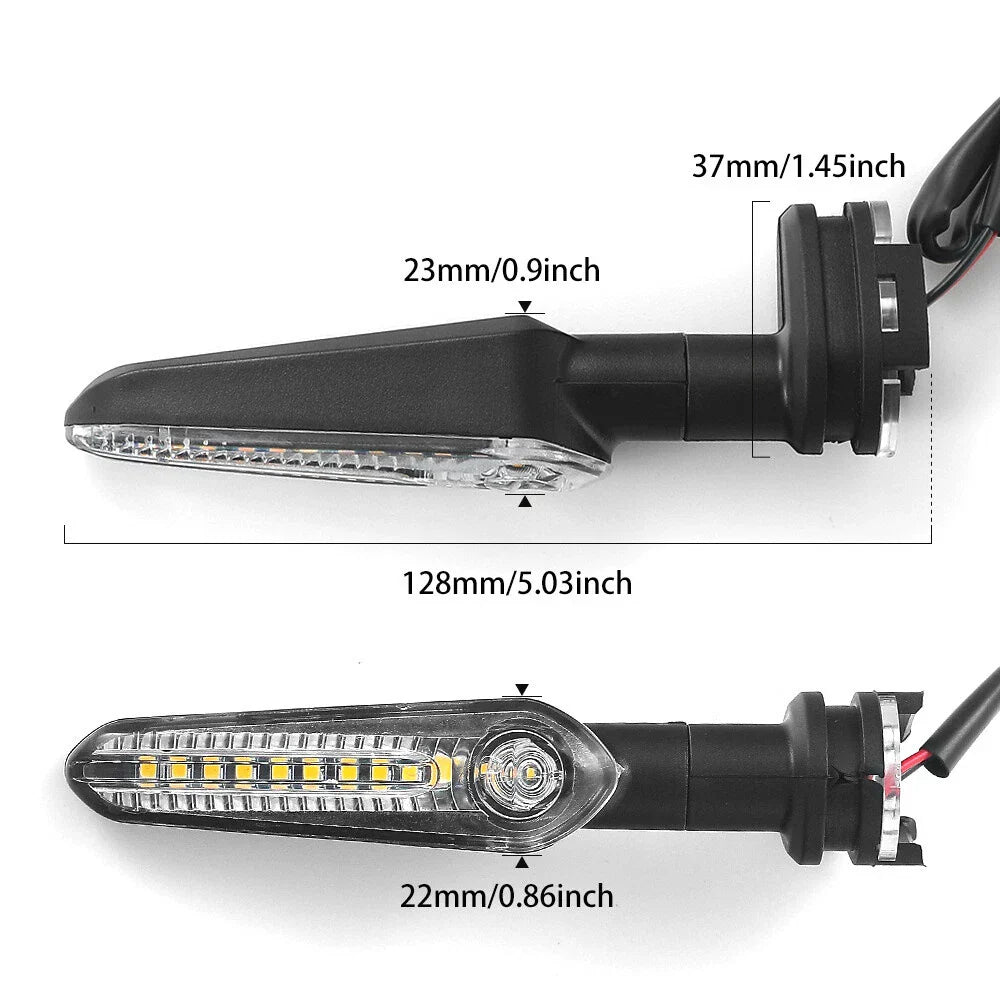 LED Turn Signal Indicator Lights for Yamaha MT07 MT09 Tracer 700 XJ6 FZ6 YZF