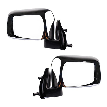 Side Mirror CH Manual Pair Fits Nissan Navara Frontier D22 Pickup 2001-06 D06