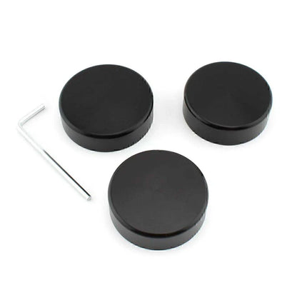 Black Upper Fork Stem Covers for Harley Sportster 48 XL1200 (1988-2013)