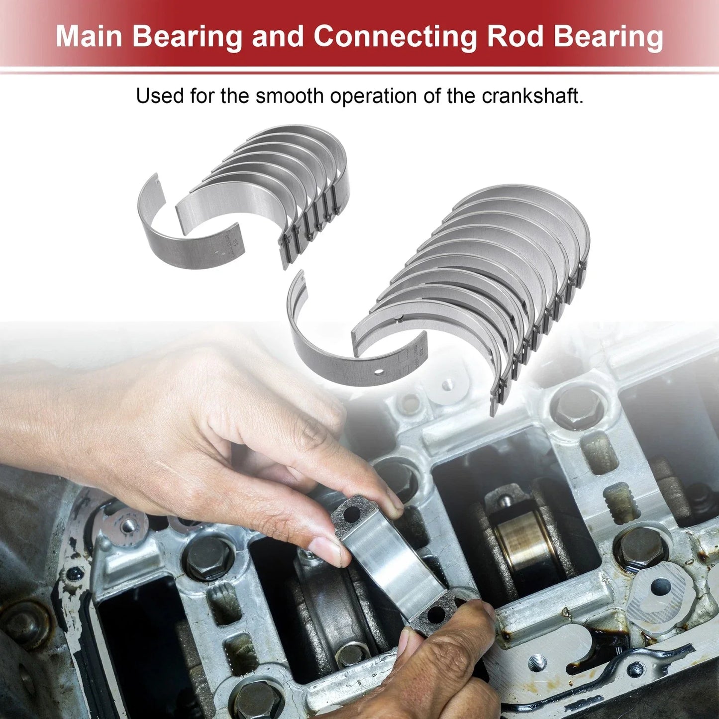 Main Bearing & Connecting Rod Bearing Kit for Hyundai Santa Fe (2013-2018)