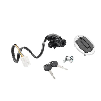 Ignition Switch Lock Fuel Gas Cap Key Set for Kawasaki Ninja 650 Z650 (2017-2023)