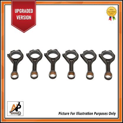 Connecting Rods Set of 6 Replacement for Jaguar Land Rover 3.0 Diesel (2006–2012)