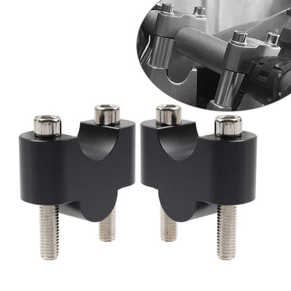 Handlebar Riser Lift Clamps 7/8" 25mm for Honda Suzuki Kawasaki