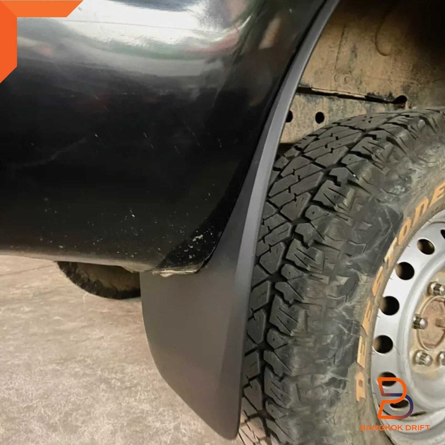 Genuine Rear Mud Flaps for Ford Ranger T6 High Ride 4WD (2012-2021)