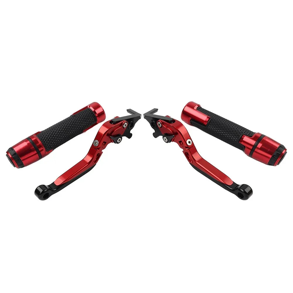 Folding Extendable Brake Clutch Levers & Handlebar Grips for BMW C650GT C600 (2012-2018)