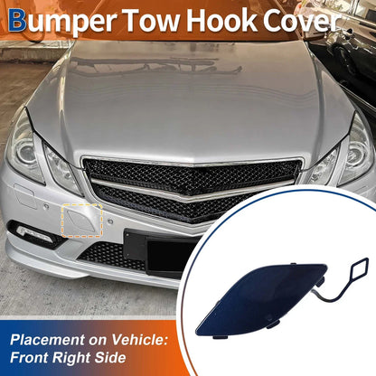 Front Car Bumper Tow Hook Cover for Mercedes-Benz (2012-2018) Jewelry Blue