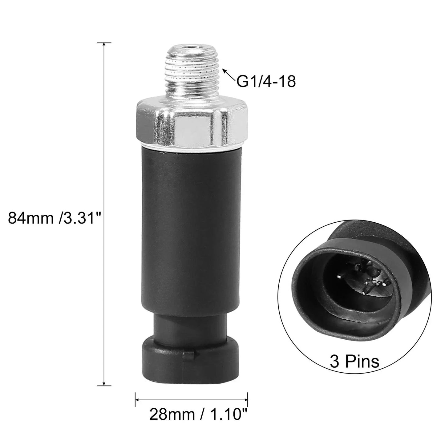 Engine Oil Pressure Sensor Switch for GMC Sierra, Chevrolet (2007-2013)