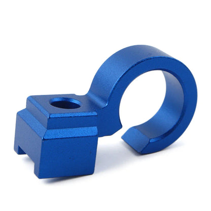 CNC Billet Front Brake Hose Line Clamp for Suzuki DRZ400SM (2005-2022) Blue