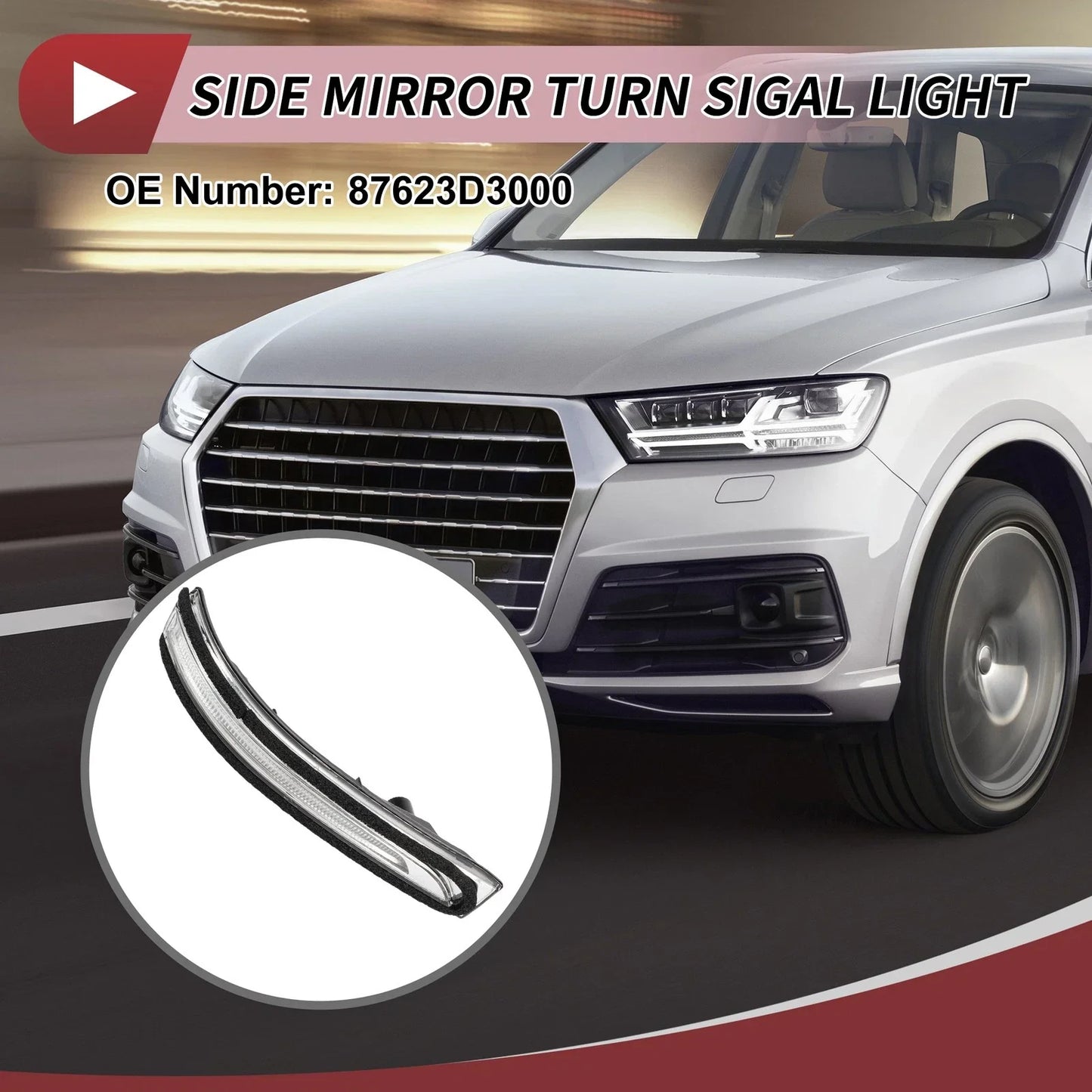 Car Mirror Turn Signal Light for Hyundai Tucson Right LED (2015-2018)