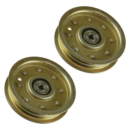 2x Flat Idler Pulley Replacement for Cub Cadet RZT-LX 50 KW FAB 2017-2018