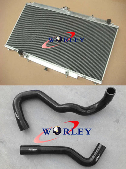 Aluminum Radiator + Hose for Nissan Patrol GU Y61 TD42 4.2L Diesel (12/97-On)