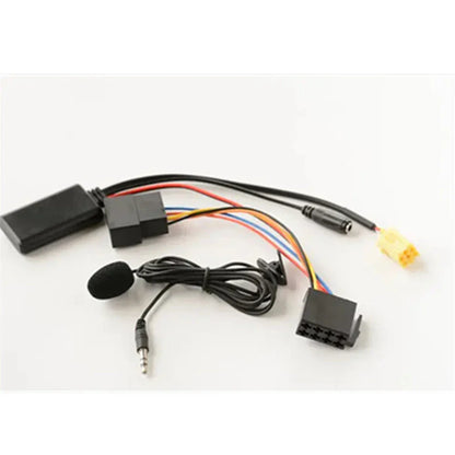 Bluetooth 5.0 Aux Cable Microphone Adapter for Fiat Grande Punto, Alfa Romeo 159