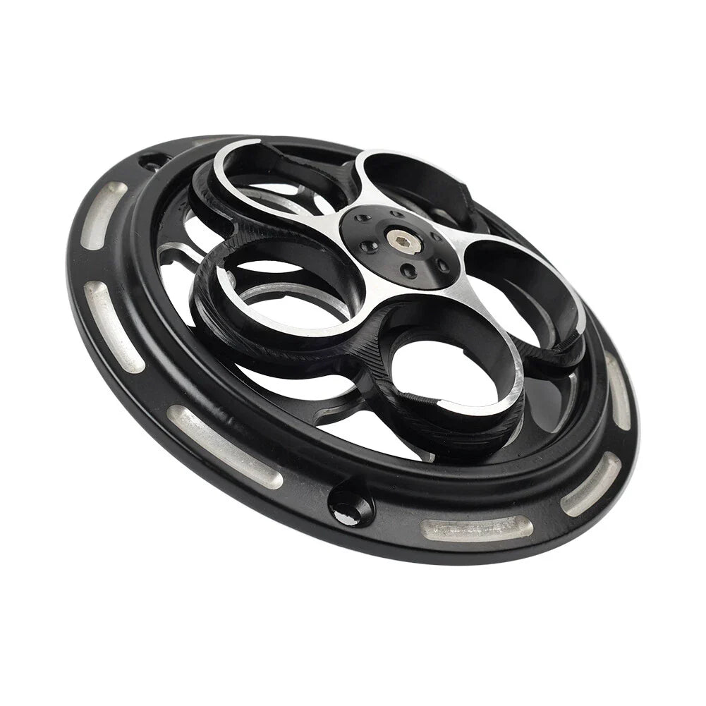 Black Engine Cooling Fan Cover for Vespa Sprint Primavera 150 (2013-2023)