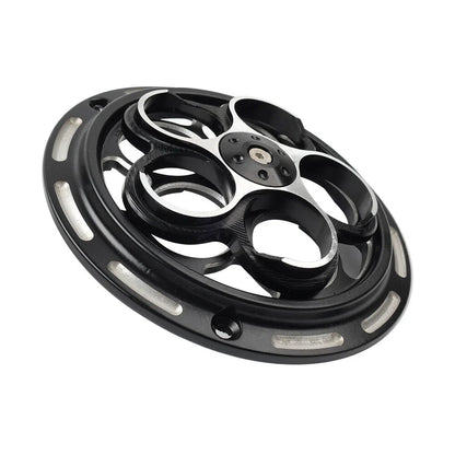 Black Engine Cooling Fan Cover for Vespa Sprint Primavera 150 (2013-2023)