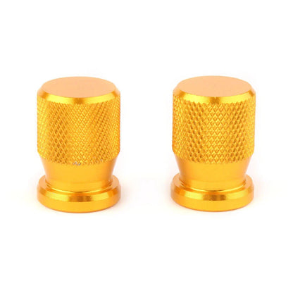 Gold Universal Tyre Air Valve Caps for Car Truck Motorcycle Bike