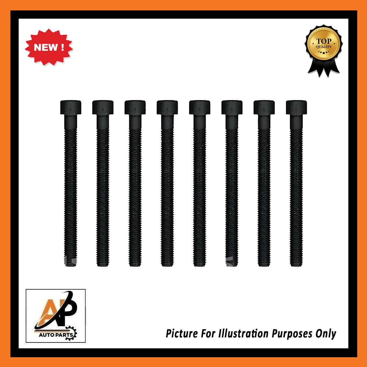 Engine Head Bolts Set OEM Replacement for Ford 1.0 EcoBoost Fiesta Focus (2012–2018)