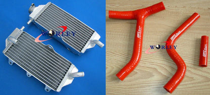 Aluminum Alloy Radiator + Silicone Hose for Yamaha YZ250F YZF250 (2010-2013)