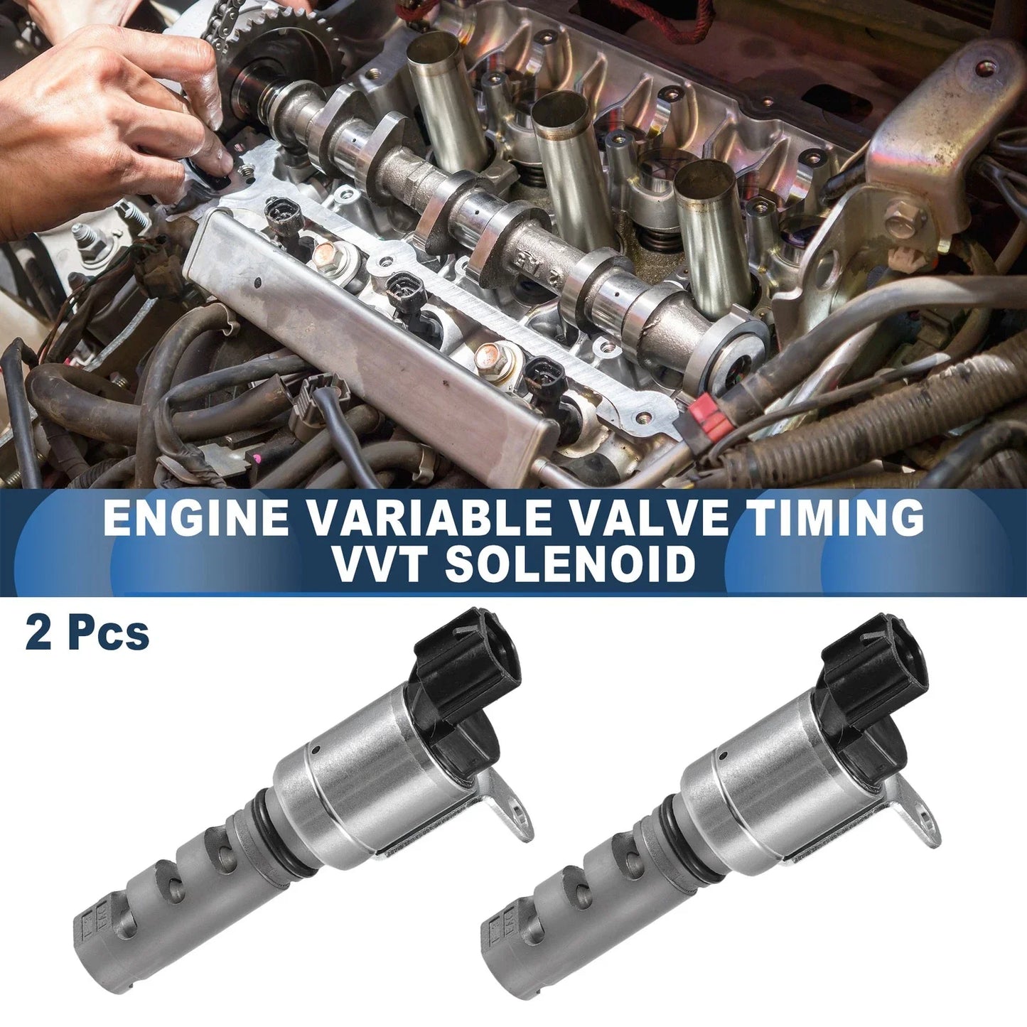 2 x Variable Valve Timing VVT Solenoids for Toyota Sequoia (2010-2012)