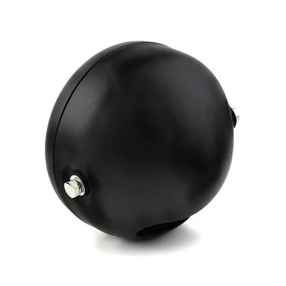 6.5" Round Scalloped Finned Headlight for Harley Sportster