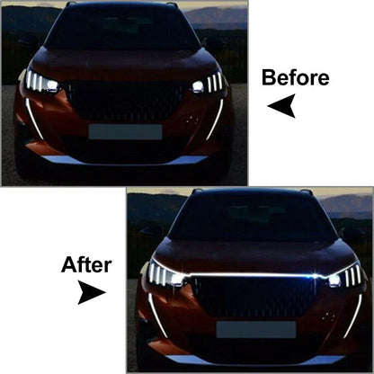180cm Flexible Daytime Running Light Strip for Car (No Year Specified)