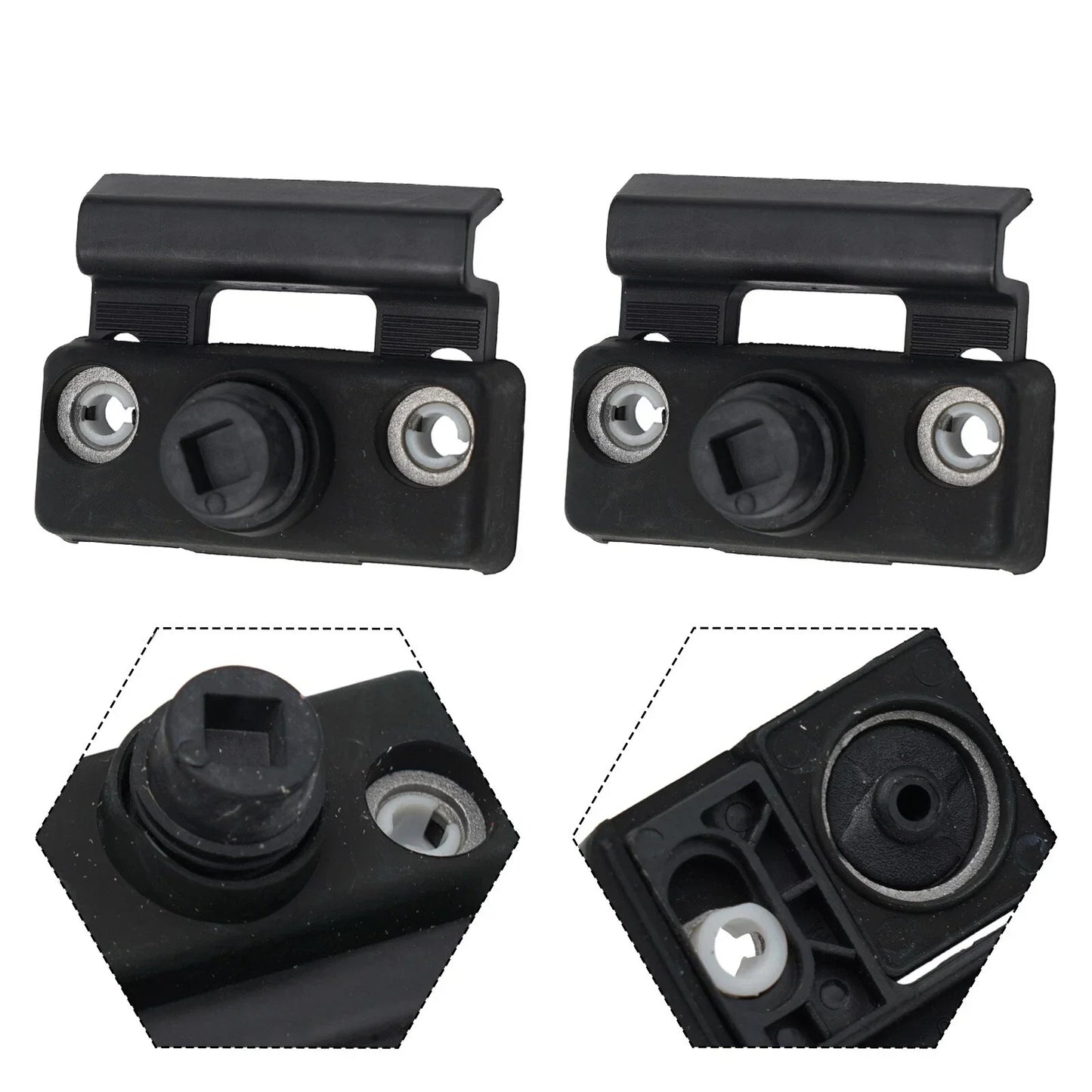2 x Rear Bumper Stoppers for Mercedes E Class W211 (2002–2009)