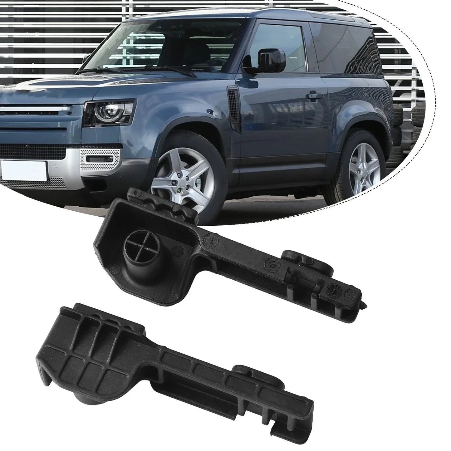 2 x Direct Replacement Roof Air Deflectors for DEFENDER L663