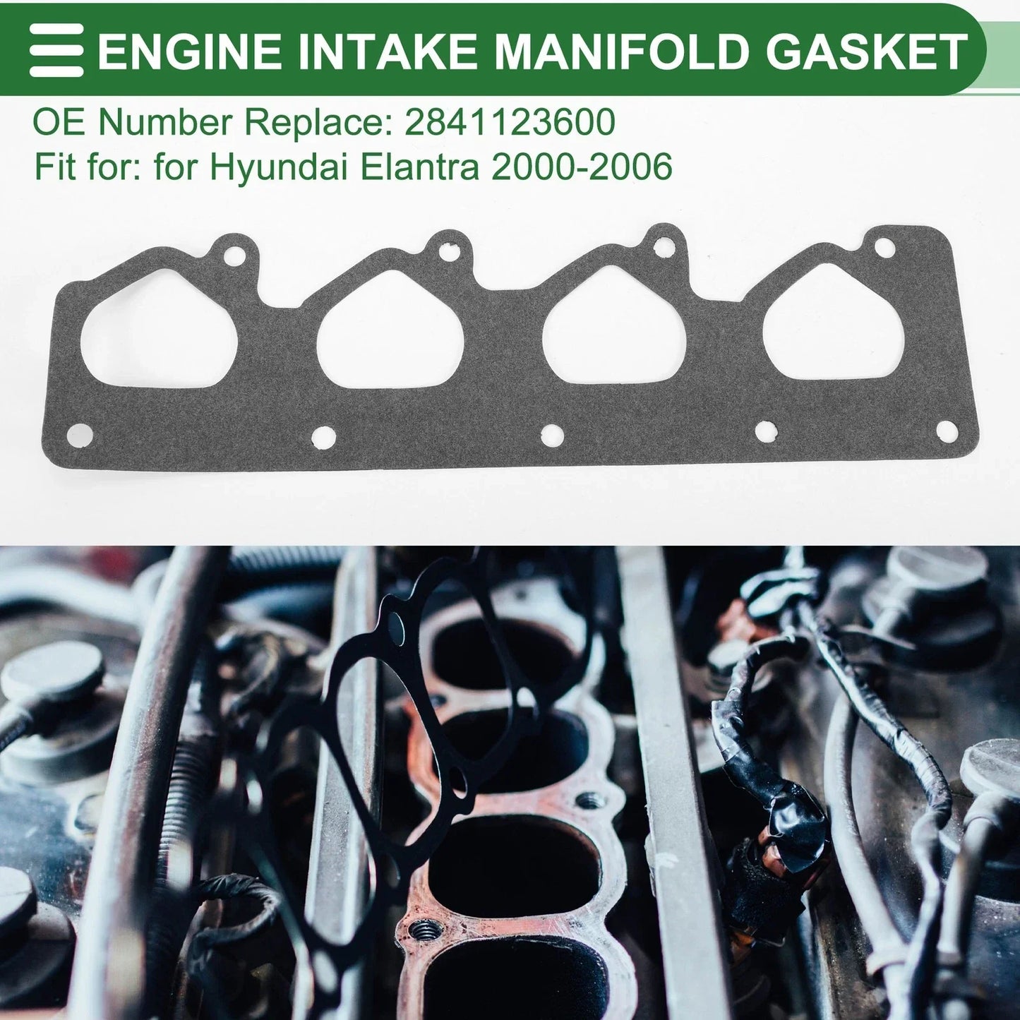 Engine Intake Manifold Gasket for Hyundai Elantra 2000-2006