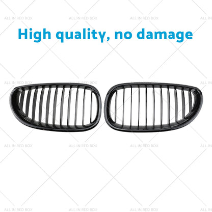Gloss Black Front Grille for BMW E60 E61 5 Series (2003-2010)