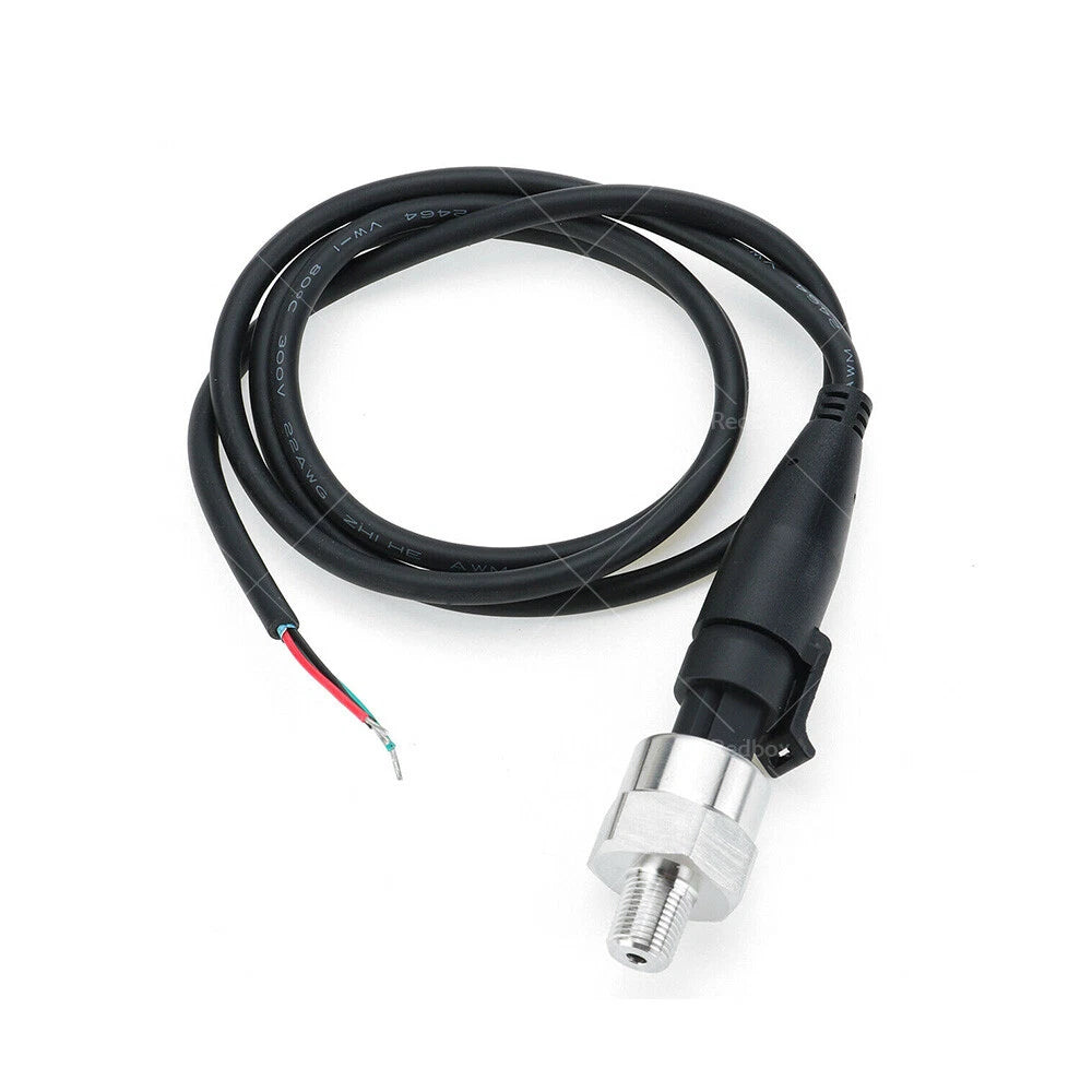 Stainless Steel 100PSI 1/8NPT Oil Fuel Air Pressure Transducer Sensor