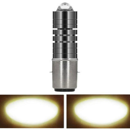 H4/P15D/BA20D Two-color small steel LED light
