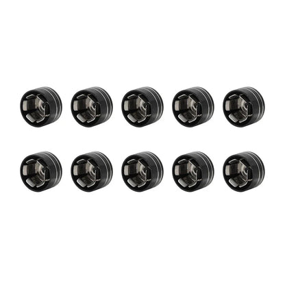 10 x CNC 11mm-14.6mm Engine Bolt Topper Caps for Harley Dyna Softail (2006-2023)