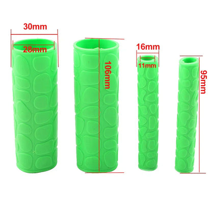 Soft Hand Grips for Dirt Bike Motorcycle Handle Bar - Green