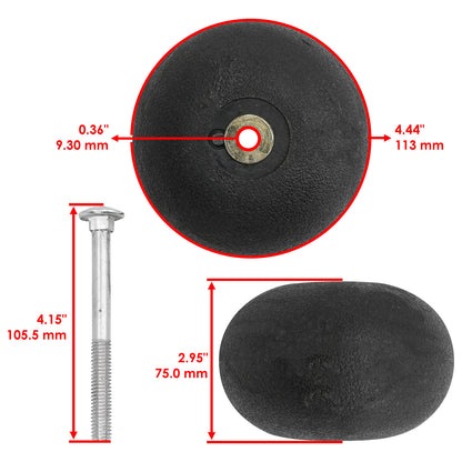 Deck Anti Scalp Wheel Rollers and Brackets for Scag SCZ52 52inch (2010–2025)
