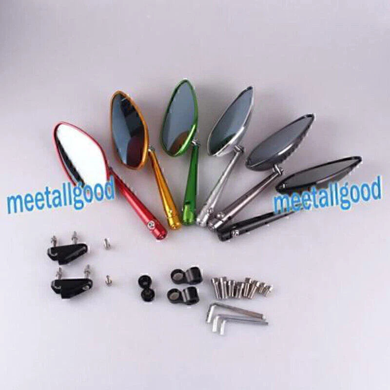 Leaf Style Motorcycle Rear View Mirrors for KAWASAKI ER-6F & Z1000SX (11-15)