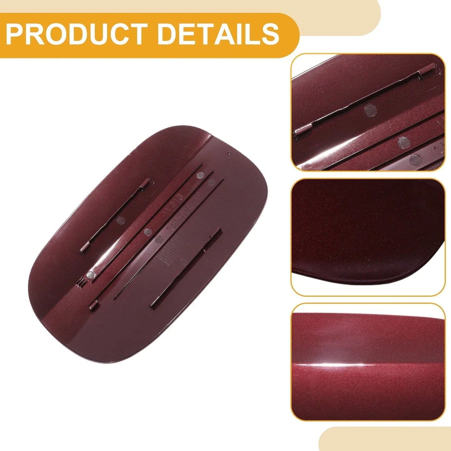 Fuel Tank Door Cap for Mercedes-Benz E200 Clip Type Zircon Red