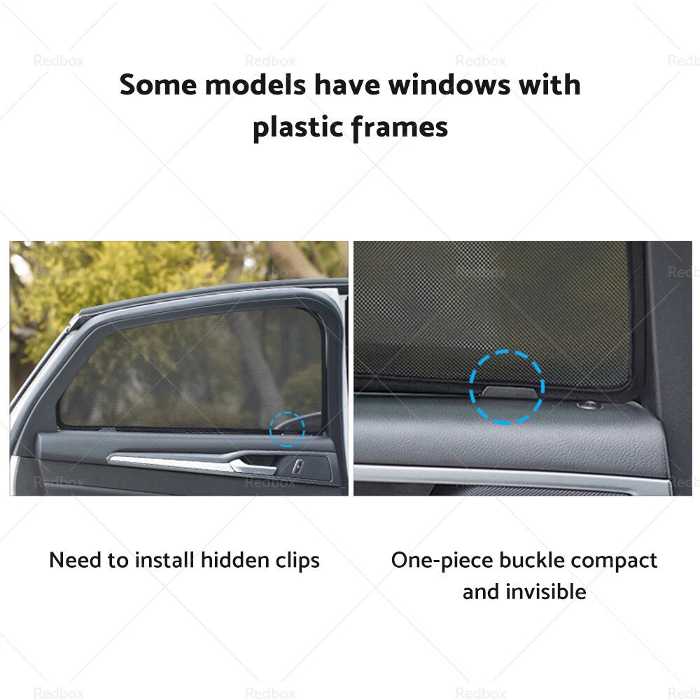 6x Foldable Window Mesh Sun Shade for Ford Everest (2015-2022)